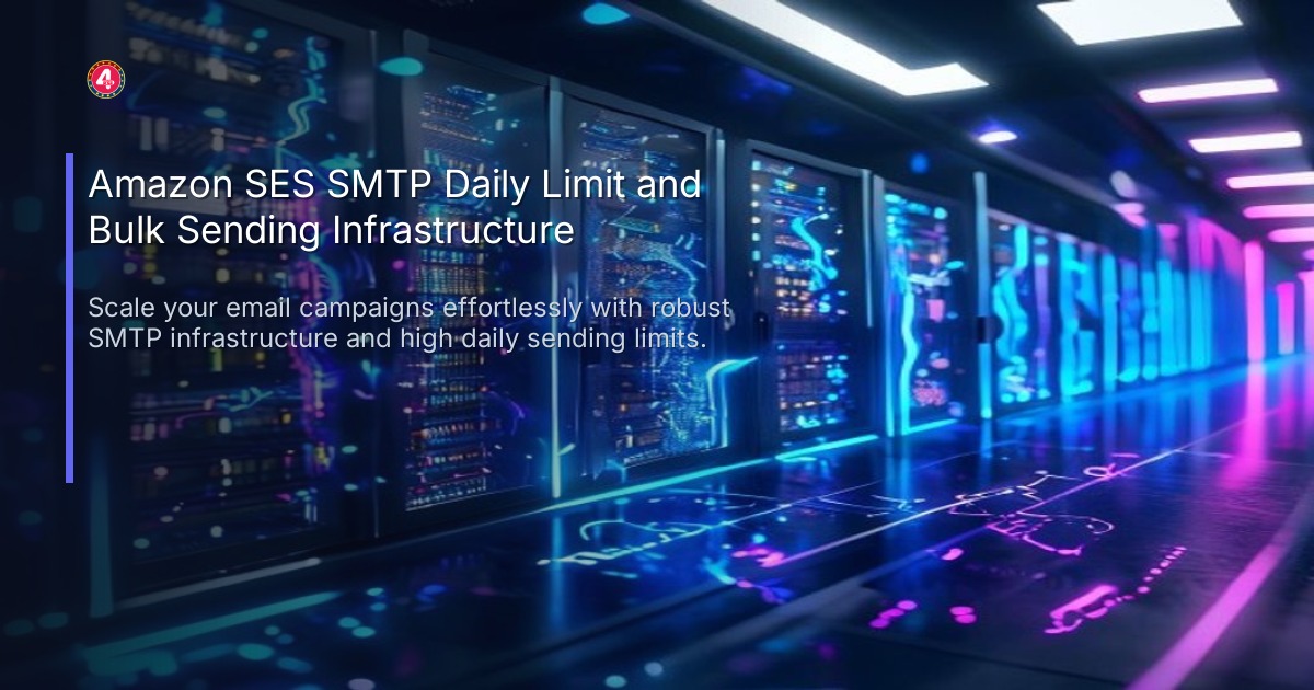 Amazon SES SMTP 50,000 Daily Edge