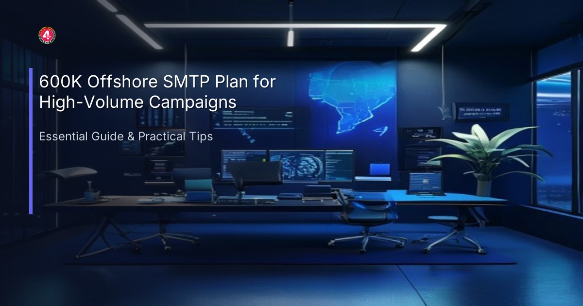 600K Offshore SMTP Plan for High-Volume Campaigns