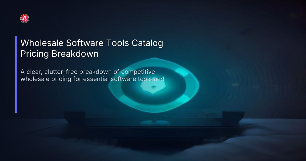 Wholesale Software Tools Catalog Pricing Breakdown