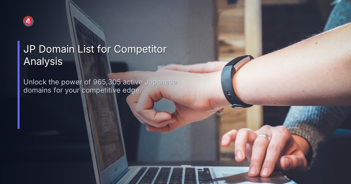 JP Domain List for Competitor Analysis