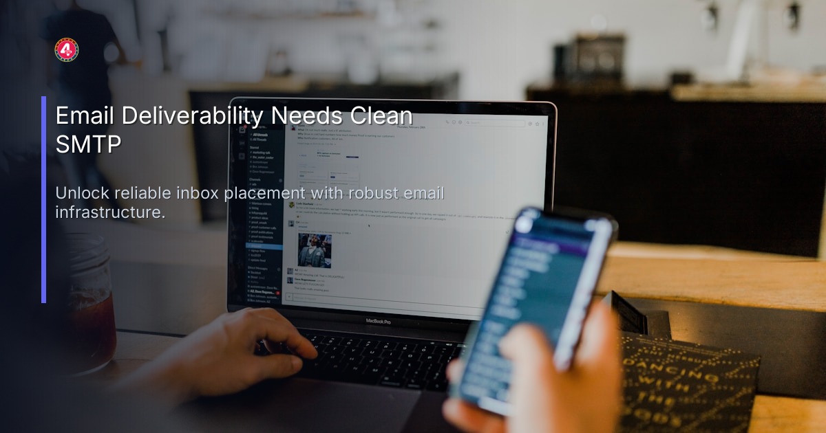 Email Deliverability Needs Clean SMTP