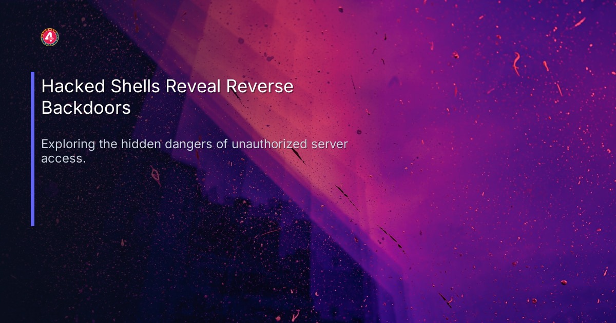 Hacked Shells Reveal Reverse Backdoors