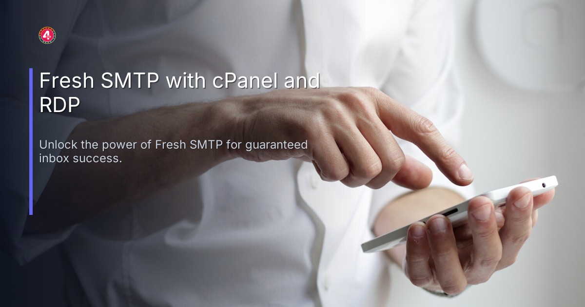 Fresh SMTP with cPanel and RDP