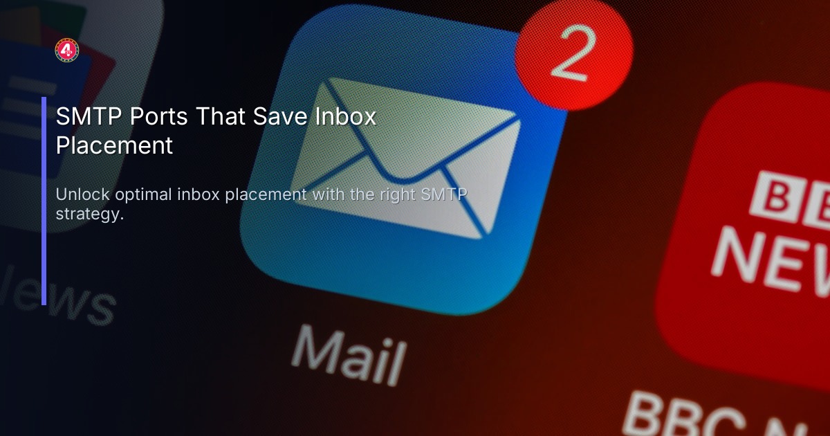 SMTP Ports That Save Inbox Placement