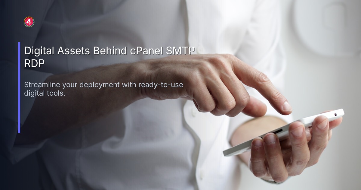 Digital Assets Behind cPanel SMTP RDP