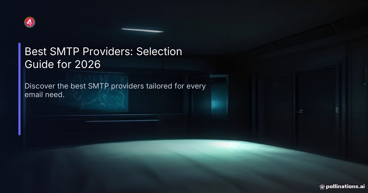 Best SMTP Providers: Selection Guide for 2026